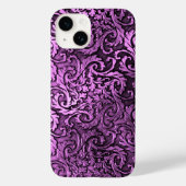 Titanium gepolijst roze radiale metalen iphone 15 Case-Mate iPhone case (Achterkant)