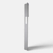 Titanium gepolijst zilvergrijs Radiaal en Metallic Case-Mate iPhone Case (Achterkant / Rechts)