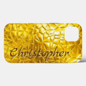 Titanium goud roestvrij staal Metaal Case-Mate iPhone Case (Achterkant (horizontaal))