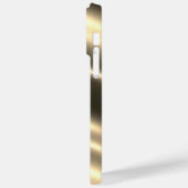 Titanium goud Roestvrij staal Print Case-Mate iPhone Case (Achterkant / Links)