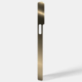Titanium goud Roestvrij staal Print Case-Mate iPhone Case (Achterkant / Rechts)