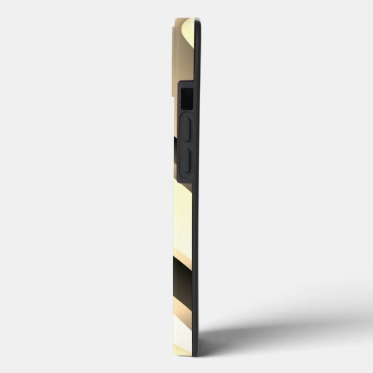 Titanium Goud Roestvrij staal Print Case-Mate iPhone Case (Achterkant / Links)