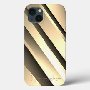 Titanium Goud Roestvrij staal Print Case-Mate iPhone Case