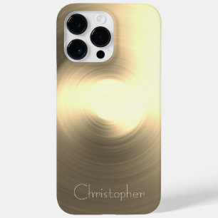 Titanium Goud Roestvrij staal Print Case-Mate iPhone 14 Pro Max Hoesje