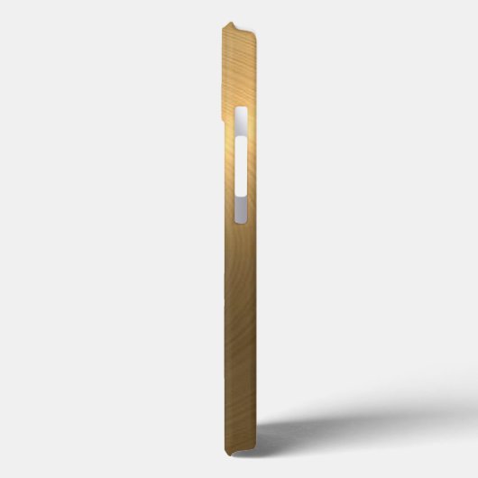 Titanium goud Roestvrij staal Print Case-Mate iPhone Case (Achterkant / Links)