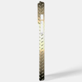 Titanium Goud Roestvrij staal Print Case-Mate iPhone Case (Achterkant / Links)