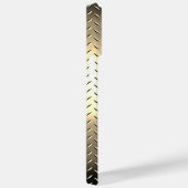 Titanium Goud Roestvrij staal Print Case-Mate iPhone Case (Achterkant / Rechts)