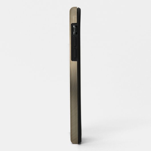 Titanium goud Roestvrij staal Print Case-Mate iPhone Case (Achterkant/links)