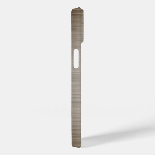 Titanium goud roestvrij staal Print iphone 15 Case-Mate iPhone Case (Achterkant / Rechts)