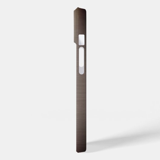 Titanium goud roestvrij staal Print iphone 15 Case-Mate iPhone Case (Achterkant / Links)