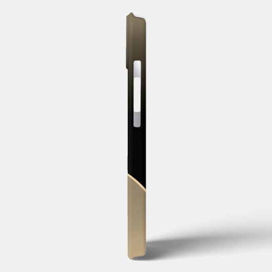 Titanium goud roestvrij staal Print iphone 15 Case-Mate iPhone Case (Achterkant / Links)