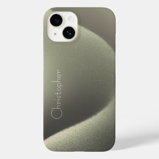 Titanium goud roestvrij staal Print iphone 15 Case-Mate iPhone Case (Achterkant)
