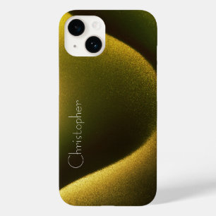Titanium goud roestvrij staal Print iphone 15 Case-Mate iPhone 14 Hoesje