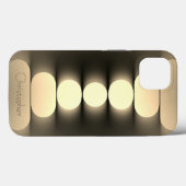 Titanium goud roestvrij staal Print iphone 15 Case-Mate iPhone Case (Achterkant (horizontaal))