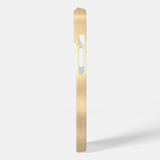 Titanium goud roestvrij staal Print iphone 15 Case-Mate iPhone Case (Achterkant / Links)