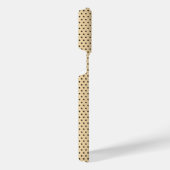 Titanium Goud Roestvrij staal Print iPhone Hoesje (Rechterkant)