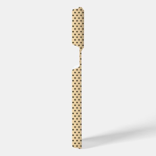 Titanium Goud Roestvrij staal Print iPhone Hoesje (Rechterkant)