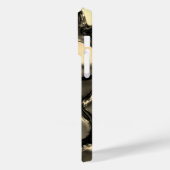 Titanium gouden roestvrij staal print Case-Mate iPhone case (Achterkant / Links)