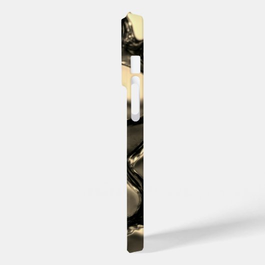 Titanium gouden roestvrij staal print Case-Mate iPhone case (Achterkant / Links)