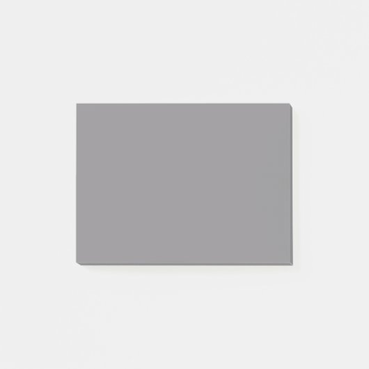 Titanium Gray Color Trend Background Post-it® Notes (Voorkant)