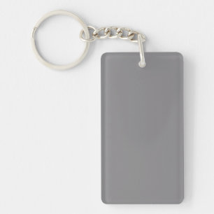 Titanium Grey Color Trend Background Sleutelhanger