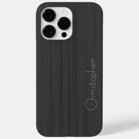 Titanium Grijs Zilver Roestvrij staal Print Case-Mate iPhone Case (Achterkant)