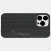 Titanium Grijs Zilver Roestvrij staal Print Case-Mate iPhone Case (Achterkant (horizontaal))