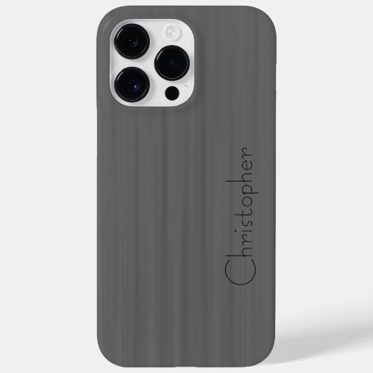Titanium Grijs Zilver Roestvrij staal Print Case-Mate iPhone Case (Achterkant)
