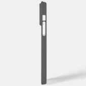 Titanium Grijs Zilver Roestvrij staal Print Case-Mate iPhone Case (Achterkant / Links)