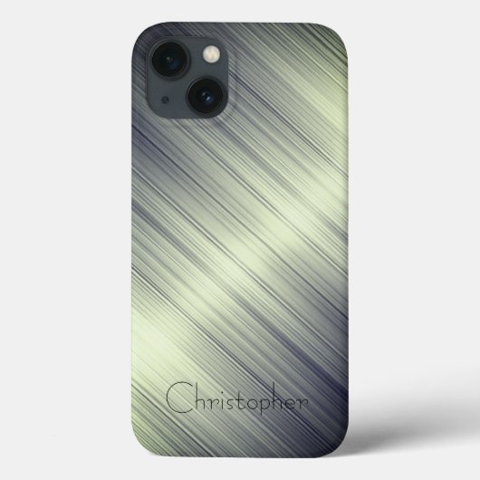 Titanium groen roestvrij staal Print iphone 15 Case-Mate iPhone Case (Achterkant)