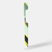 Titanium Groen Roestvrij Staal Print iPhone Hoesje (Linkerkant)