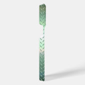 Titanium Groen Roestvrij Staal Print iPhone Hoesje (Rechterkant)