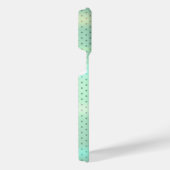 Titanium groen Roestvrij staal Print iPhone Hoesje (Rechterkant)