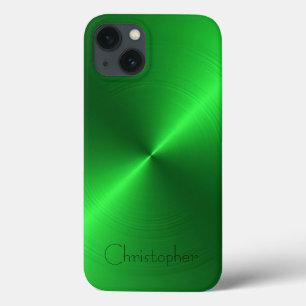 Titanium Helder groen Roestvrij Staal Print Case-Mate iPhone Case