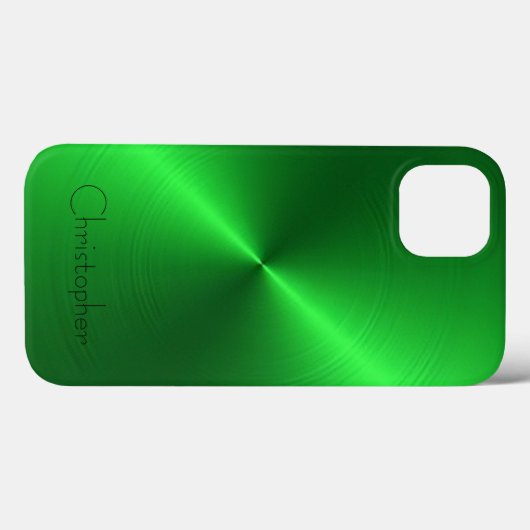 Titanium Helder groen Roestvrij Staal Print Case-Mate iPhone Case (Achterkant (horizontaal))