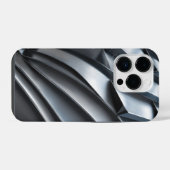 Titanium kleur iPhone hoes Hoesje (Achterkant horizontaal)