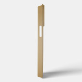 Titanium Licht oranje Roestvrij Staal Print Case-Mate iPhone Case (Achterkant / Rechts)