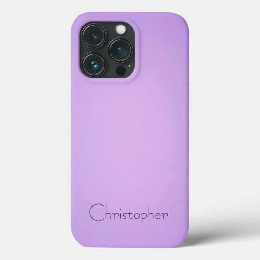 Titanium Licht violet Roestvrij staal Print Case-Mate iPhone Case (Achterkant)