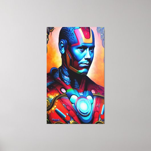 Titanium Man Micheal Sparks Canvas Afdruk (Voorkant)