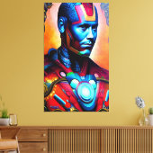 Titanium Man Micheal Sparks Canvas Afdruk (Insitu (Woonkamer))