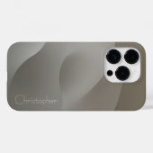 Titanium natuur kleur Case-Mate iPhone case (Achterkant (horizontaal))