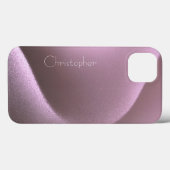 Titanium roze roestvrij staal Print iphone 15 Case-Mate iPhone Case (Achterkant (horizontaal))