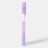 Titanium Roze Zilver Roestvrij Staal Print iPhone Hoesje (Rechterkant)