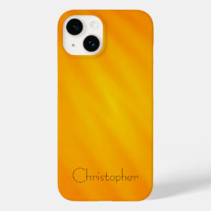 Titanium sinaasappel Roestvrij Staal Print 15 Case-Mate iPhone 14 Hoesje