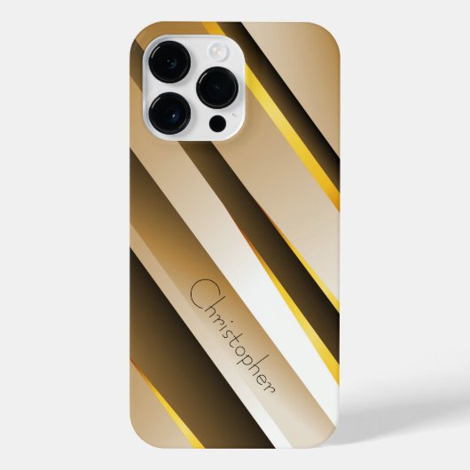 Titanium Sinaasappel Roestvrij Staal Print iPhone Hoesje (Achterkant)