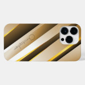 Titanium Sinaasappel Roestvrij Staal Print iPhone Hoesje (Achterkant horizontaal)