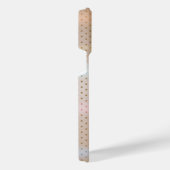 Titanium Sinaasappel Roestvrij Staal Print iPhone Hoesje (Rechterkant)