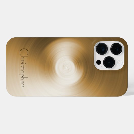 Titanium Sinaasappel Zilver Roestvrij Staal Print iPhone Hoesje (Achterkant horizontaal)