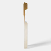 Titanium Sinaasappel Zilver Roestvrij Staal Print iPhone Hoesje (Linkerkant)