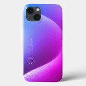 Titanium violet roestvrij staal Print iphone 15 Case-Mate iPhone Case (Achterkant)